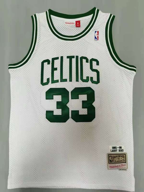Men Boston Celtics #33 Bird White Throwback Best mesh 2021 NBA Jersey->boston celtics->NBA Jersey